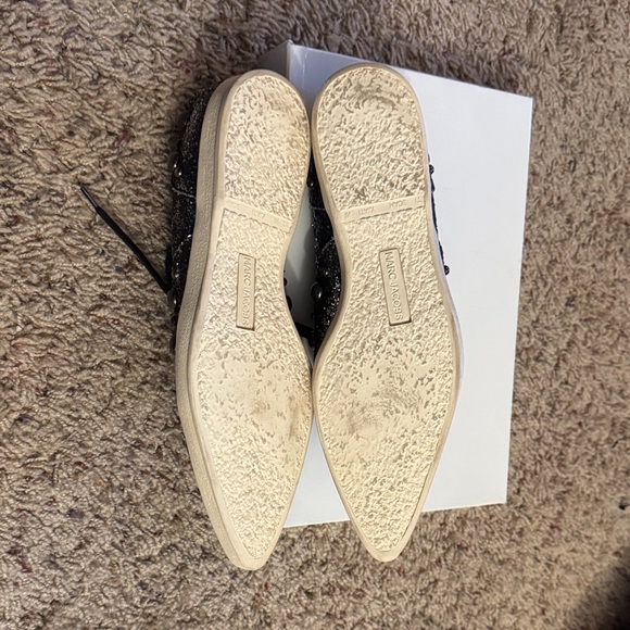 Black Glitter Women's Shoes with decorative hardware - Marc Jacobs. - Picture 5 of 6